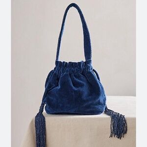 Free People Valentina Velvet Pouch